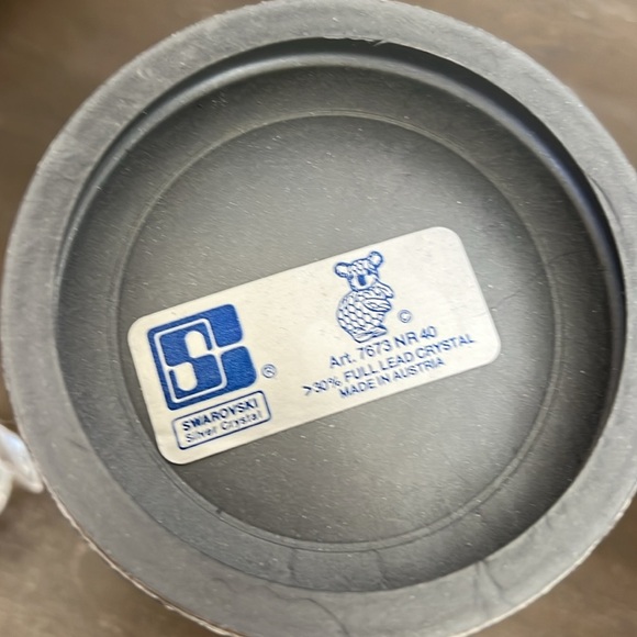 Swarovski Retired Koala Facing Right Endangered Species Crystal Figurine - Picture 4 of 4